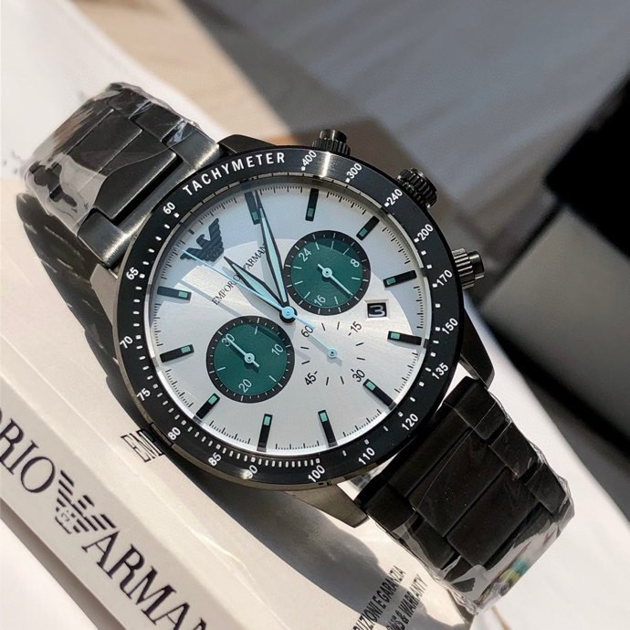 Guaranteed Support Verification‼ ️
Armani quartz men's watch, new style! This year’s hottest men’s style! ar11454, fashionable three-dimensional texture, multi-functional quartz chronograph, imported quartz movement, full of fashion and trend! 30 meters waterproof for daily use, watch diameter ~ 43mm, with complete packaging - Image 5