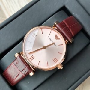 Batch . Support direct mail from Hong Kong and the United States.
! Armani quartz watch, AR1911, exquisite and simple, 316L fine steel case with leather strap, full of fresh style, watch diameter ~32mm