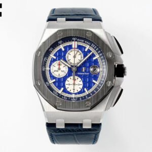 The newly upgraded "summer hot model" Audemars Piguet Royal Oak Offshore 26470 series 42mm watch instantly kills all versions on the market. Factory A truly considers the perspective of every watch lover who likes hands. 1. The material selection of the watch case and bezel uses imported zirconia without any pigments, and is forged with ultra-high pressure and temperature to form ultra-high-density colored ceramics. 2. Using the latest CNC-level polishing technology, every angle of the entire watch case is perfectly processed. 3. Each hexagonal screw is on the same plane as the watch frame, without any protrusion or depression, which truly explains what top art is. 4. The dial is based on Audemars Piguet's classic large checkered pattern, with a clear-cut square arrangement. After being perfectly polished, it fully embodies the craftsmanship of the craftsman. 5. The mirror adopts a double-sided sapphire lens and a natural rubber belt. 6. The movement adopts the original 3126 chronograph movement, with 12-digit small seconds, 12-hour chronograph and 30-minute chronograph at 6 o'clock and 9 o'clock. It perfectly restores all the functions of the original version. Each watch factory A has gone through manual QC to ensure the stability of the movement. It is truly impeccable. All watch friends are welcome to appreciate it.