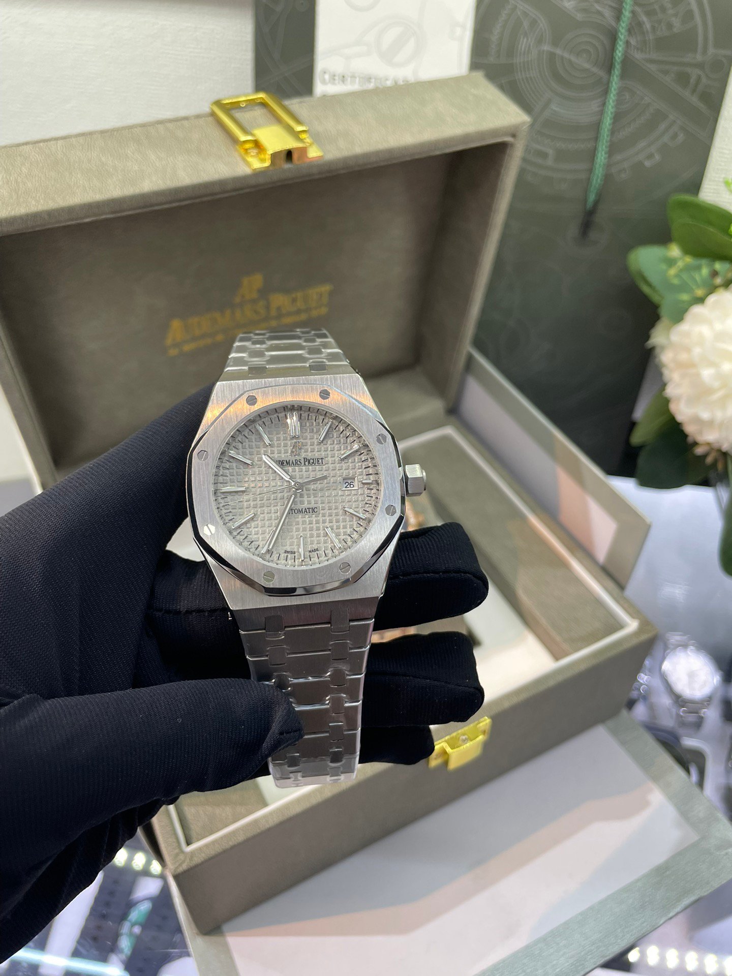 Exclusive real photos
audemars piguet mens watch automatic mechanical watch
Audemars Piguet Royal Oak, men's watch, fully automatic mechanical watch