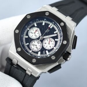 600, 2022 model🔥Audemars Piguet crystal starry square diamonds, a new interpretation of super A quality-Royal Oak Offshore, European style, noble and fashionable charm, the shell has a strong curve AP brand. Movement: Equipped with a new Japanese chronograph. Strap: natural rubber strap➕pin buckle. Size: 45mm in diameter and 12mm thick. Material: Made of 904L stainless steel + tempered colorful glass. European style, sports elements, avant-garde first choice🔥Top products, constant quality products🔥