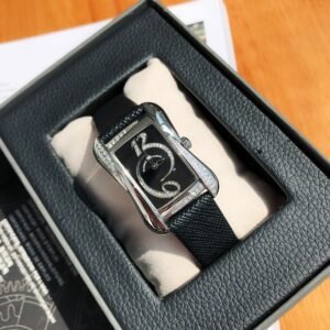 Maurice Lacroix (black diamond face) classic leather strap