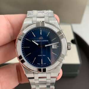 💎💎💎P. Comes with box, supports 🇭🇰 Hong Kong direct mail, Maurice Lacroix’s new AIKNO series classic calendar watch, with sharp shape and soft touch! The AIKON family elements are retained in the design, and the six "claws" on the bezel are integrated with the edge of the watch and the six iconic AIKON claws on the bezel are polished. Equipped with a high-precision Swiss quartz movement, the watch diameter is 40mm and the thickness is 11mm, which shows its calmness and grandeur. The sapphire crystal watch mirror, exquisite craftsmanship, simple dial design and well-organized layout abandon all complicated and redundant decorations that affect clear reading, so that the fine art on the wrist can be perfectly presented! Folding clasp, comfortable and stable to wear! 100% original order guaranteed, very good price, rare opportunity! 👍💕💕💕
