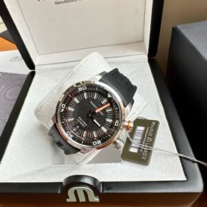 Batch  Latest: Maurice Lacroix S series men’s diving watch has arrived! Classics never go out of style! The same machine for men and women, fashion is with you. Equipped with a dive meter function, the dial size is 42mm and 12mm thick! It has a depth of 300 meters and is waterproof. The strap is made of top-grade Buddha glue. The strap is designed to be easy to remove and replace with bare hands. The tape is easy to replace with bare hands. It is brushed and polished stainless steel. The craftsmanship is very good! Super luminous, original Swiss mechanical movement! Perfect new design, comes with a complete set of large packaging. Really recommend! Worth starting